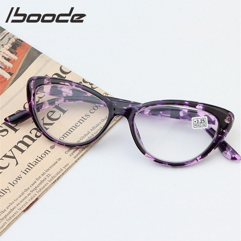 iboode Cat Eye Reading Glasses Women