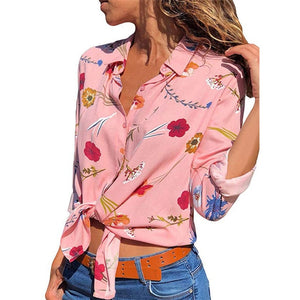 Women Blouses Chic Striped Print Office Shirt 2019 Fashion Long Sleeve Chiffon Blouse Casual Ladies Plus Size Female Shirts