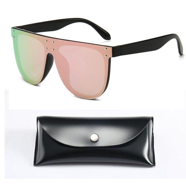 2019 Fashion Unique Mirror Square Sunglasses