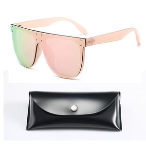 2019 Fashion Unique Mirror Square Sunglasses