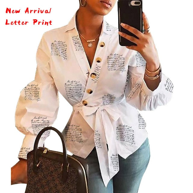 Pineapple Blouse Women's Shirt Ananas White Long Sleeve Blouses Woman 2019 Womens Tops and Blouse Elegant Top Female Autumn New