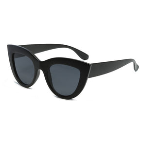 Black Classic Cat Eye Women Sunglasses Designer Brand Trend