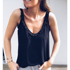 Fashion Summer Loose Sleeveless Casual Tank T-Shirt