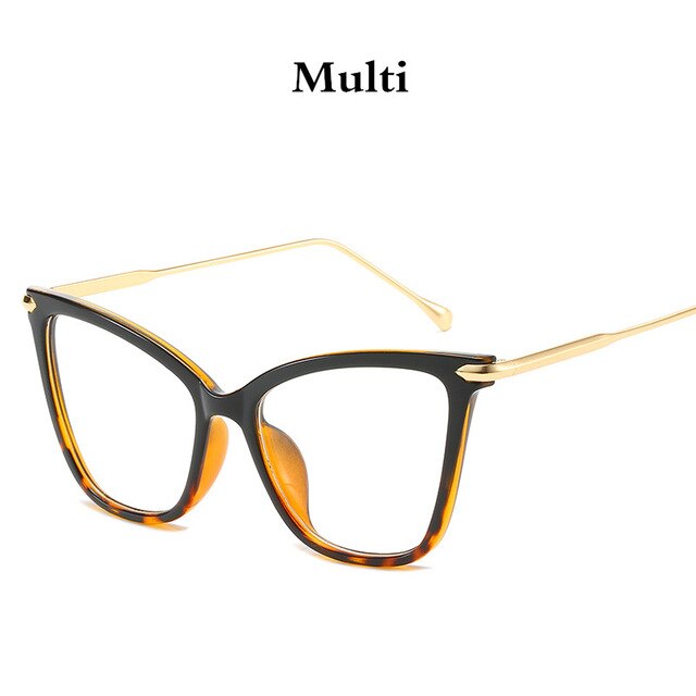 Kottdo Female Cat Eye Glasses Frame Retro