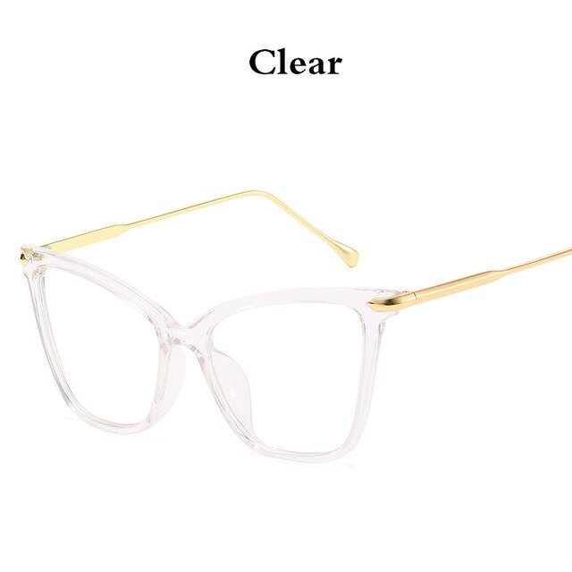 Kottdo Female Cat Eye Glasses Frame Retro