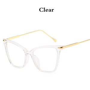 Kottdo Female Cat Eye Glasses Frame Retro