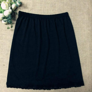 Women Waist Slip Lady Black White Short Underskirt Soft And Comfortable Cotton Length 40cm Petticoat Half Slips New YYY9381